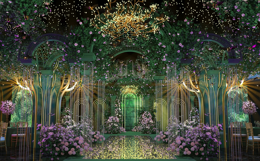 浦江奇妙森林婚礼堂效果展示