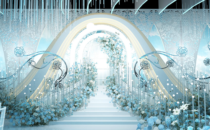 浦江釡香烙馍村水晶厅效果展示